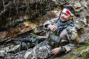 Wounded army ranger