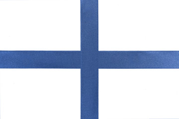 Obraz premium Blaues Geschenkbland