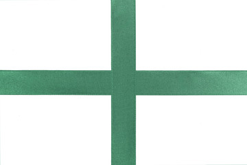 Obraz premium Grünes Geschenkband