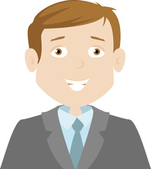 Smiling handsome man