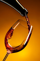 Red Wine Pour - Beverage Photography - 125749636