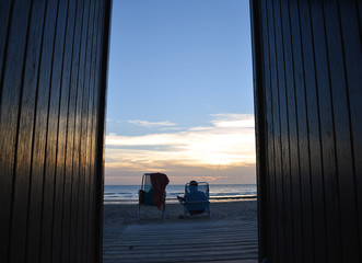 atardecer