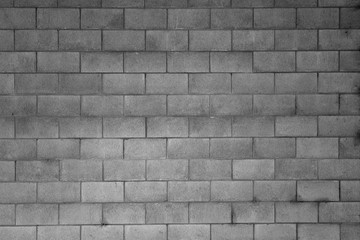 Naklejka premium Grey block wall