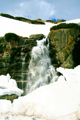 Waterfall Skok in High Tatras, Slovakia, Europe © Ivana