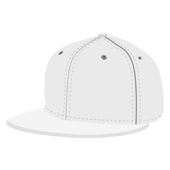 White baseball cap
