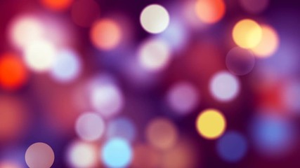 HD Loopable Background with nice colorful bokeh