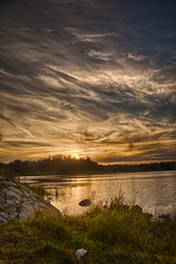 Obraz premium Lake fishing
