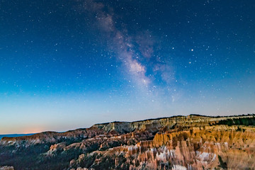 Milky Way over Bryce Canyon