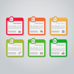 Vector infographic template 