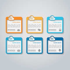 Vector infographic template 