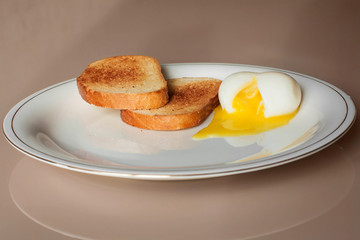 Egg and toast.
