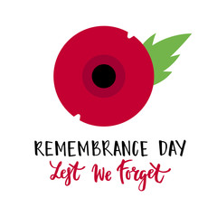 Remembrance day poster