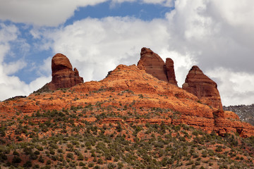 Snoopy Rock Butte Orange Red Rock Canyon Sedona Arizona