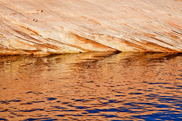 Antelope Slot Canyon Reflection Abstract Lake Powell Arizona