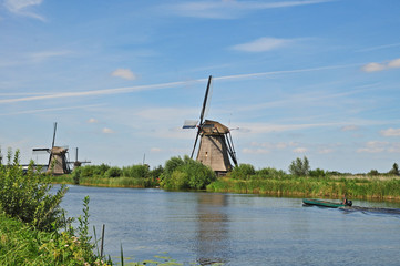 Olanda, Canali e Mulini a vento a Kinderdijk
