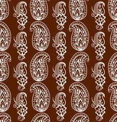 Mehendy pattern vector illustration