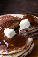 Homemade pancakes
