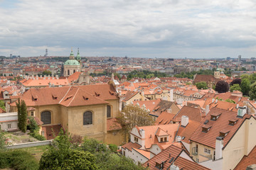 Fototapeta na wymiar Prague rooftops
