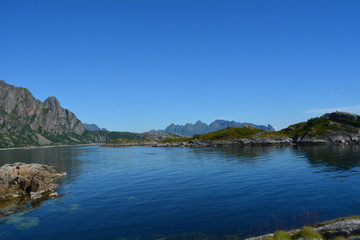 Lofoten bei Sonnenschein