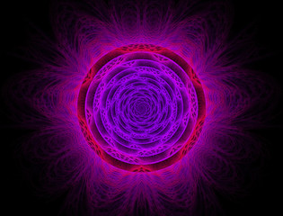 Abstract fractal image