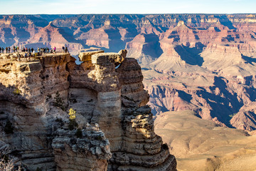 Peering Into the Depths of the Grand Canyon from Mather Point