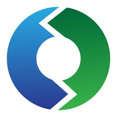 Circle button vector isolated