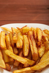 fried French fries on a plate