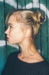 Obraz premium Young girl portrait