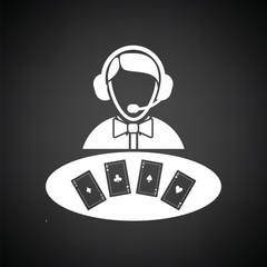 Casino dealer icon