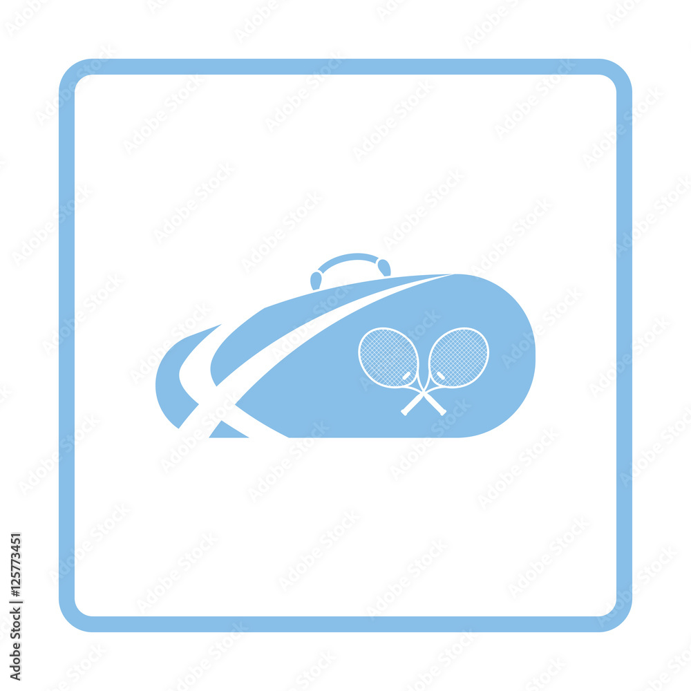 Sticker tennis bag icon