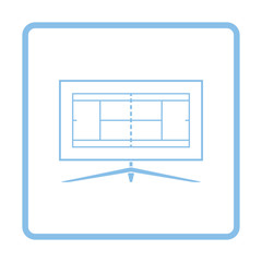 Tennis TV translation icon