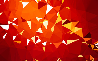 Naklejka premium Abstract low poly background, geometry triangle