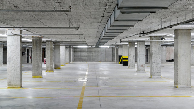 Underground car parking garage