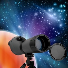 Astronomy telescope.
