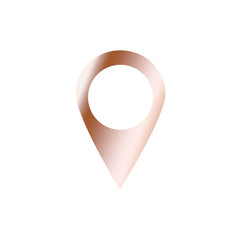 Brown white gradient pointer