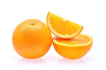 orange isolated on white background