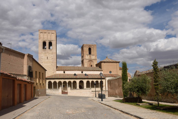 Fototapeta na wymiar San Martin church of Arevalo, Avila province,Castilla-Leon, Spain