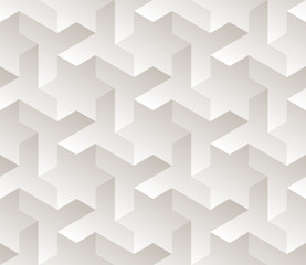 Fototapeta premium Wektor bez szwu czarno-biały gradient geometryczne gwiazda trójkąt kształt teselacji subtelny wzór