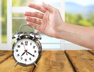 Alarm clock.