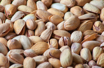 Pistachio. Food background. Studio photography. 
