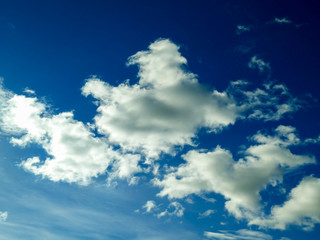 blue sky with clounds