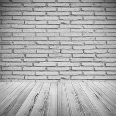 Perspective warm wooden floor texture