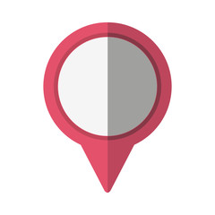 pointer location pin isolated icon vector illustration design