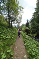 escursione gita in montagna camminare camminata benessere 