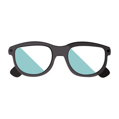 Fototapeta premium glasses eyewear accessory icon over white background. vector illustration