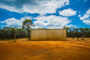 Lonely shed in the outback Australia