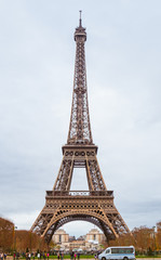 Fototapeta na wymiar Eifel Tower - Famous landmark in Paris,France