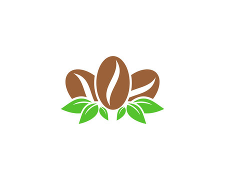 Coffee Green Logo Design Template