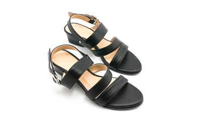 shoes on white background