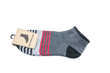 sock on white background
